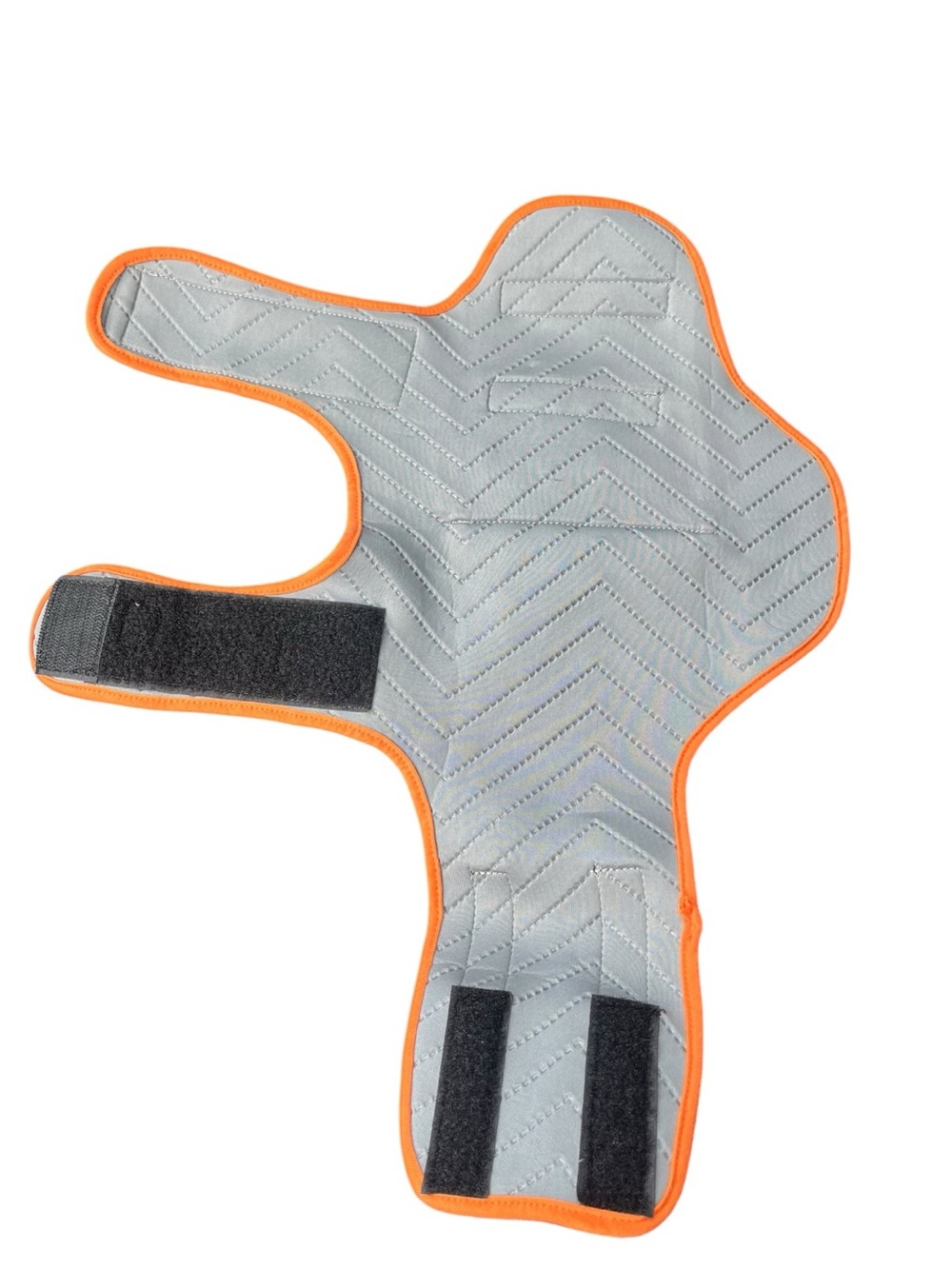 Thundershirt Gray Calming Wrap with Orange Trim - Picture 5 of 7